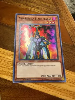 Neo-Spacian Flare Scarab SHVA-EN033 1st Edition Super Rare LP + BONUS - Image 1