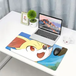 Fennekin - Board Game Pokemon Playmat Games Mousepad Play Mat of TCG 226545 - Image 4