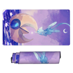 Mew - Board Game Pokemon Playmat Games Mousepad Play Mat of TCG 226554 - Image 1