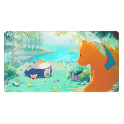 Snorlax - Board Game Pokemon Playmat Games Mousepad Play Mat of TCG 226390 - Image 2