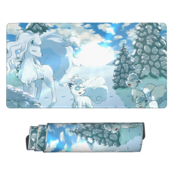 Alolan Ninetales - Board Game Pokemon Playmat Games Mousepad Play Mat of TCG - Image 1