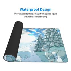 Alolan Ninetales - Board Game Pokemon Playmat Games Mousepad Play Mat of TCG - Image 3