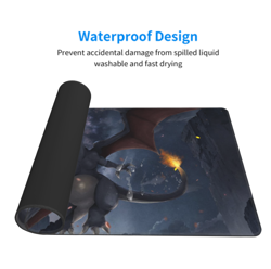 Charizard - Board Game Pokemon Playmat Games Mousepad Play Mat of TCG 226379 - Image 3
