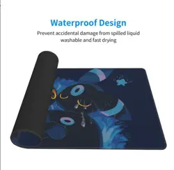Umbreon - Board Game Pokemon Playmat Games Mousepad Play Mat of TCG 226338 - Image 3