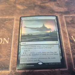 1x Castle Locthwain Mtg Throne of Eldraine Foil LP - Image 1