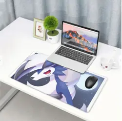 Lycanroc - Board Game Pokemon Playmat Games Mousepad Play Mat of TCG 226323 - Image 4