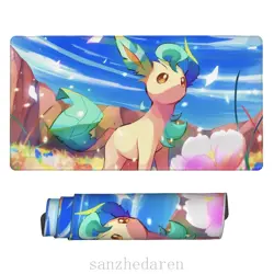 Leafeon - Board Game Pokemon Playmat Games Mousepad Play Mat of TCG 226305 - Image 1