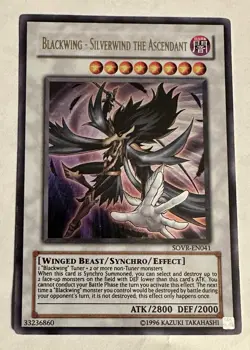 Yu-Gi-Oh! Blackwing - Silverwind the Ascendant SOVR-EN041 NM - Image 1