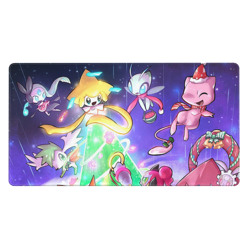 Mew - Board Game Pokemon Playmat Games Mousepad Play Mat of TCG 226322 - Image 2