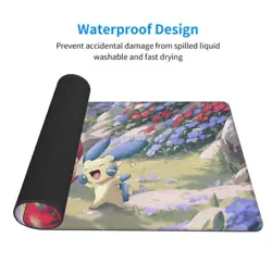 Minun Plusle Board Game Pokemon Playmat Games Mousepad Play Mat of TCG 226159 - Image 3