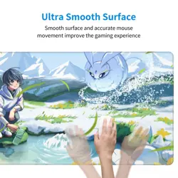 Frosmoth - Board Game Pokemon Playmat Games Mousepad Play Mat of TCG 225542 - Image 4