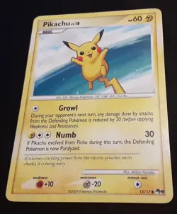 Pikachu 15/17 Pop Series 9 Pokemon TCG LP - Image 2