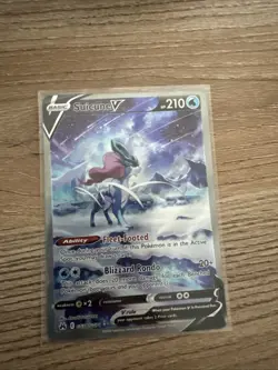 Pokemon TCG Suicune v Crown Zenith: Galarian Gallery Ultra Rare Card GG38/GG70 - Image 1