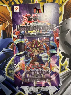 Yu-Gi-Oh Labyrinth of Nightmare Blister Booster Pack Sealed 1st Edition MINT - Image 1