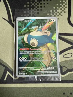 SEALED Pokemon Snorlax SVP 051 Scarlet & Violet 151 Holo Black Star Promo - Image 1