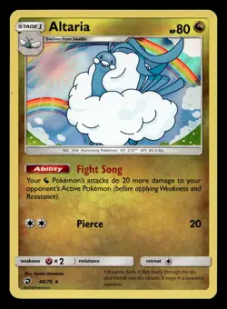 Altaria 40/70 Rare Dragon Majesty Holo Pokemon NM - Image 1