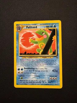 Politoed 27/75 Neo Discovery Regular Pokemon TCG - Image 1