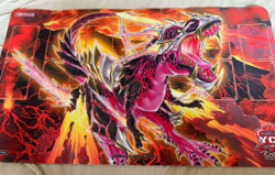 Yugioh Official Playmat Only Transcendosaurus YCSJ Tokyo 2023 Duel Set NEW - Image 1