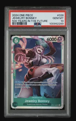 Jewelry Bonney OP07-026 - One Piece TCG 500 Years in the Future English - PSA 10 - Image 3