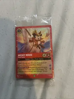 Mickey Mouse - Pirate Captain - 18/P2 - Disney Lorcana TCG - Sealed Promo Card - Image 1