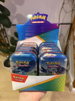 10x Pokemon TCG Ascended Heroes Mini Tins Sealed - With Display Case (Unsealed) - Image 1