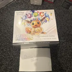 Prismatic Evolutions Pokemon Center ETB Elite Trainer Box TCG – Sealed - Image 1