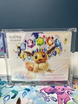 Pokemon Center Prismatic Evolutions ETB Elite Trainer Box Sealed - Image 1