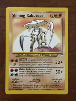 Neo Destiny Shining Kabutops Holo Rare Card 108/105 - Image 3