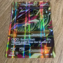 Mega M Rayquaza EX - 98/98 - Ancient Origins Full Art Gold - Jumbo Pokemon Card - Image 1