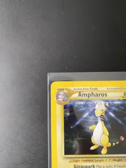 Ampharos 1/111 Holo Pokemon Card Neo Genesis Unlimited Edition Pokemon TCG - Image 3