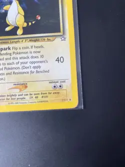 Ampharos 1/111 Holo Pokemon Card Neo Genesis Unlimited Edition Pokemon TCG - Image 5