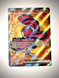 Oricorio ex 110/094 ME02: Phantasmal Flames Ultra Rare Pokemon Card - Image 1