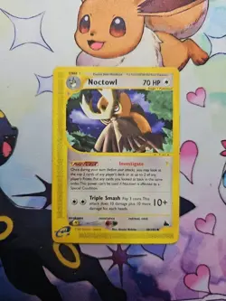 Pokemon Card Noctowl 40/144 Skyridge Uncommon Highly Played WOTC - Image 1