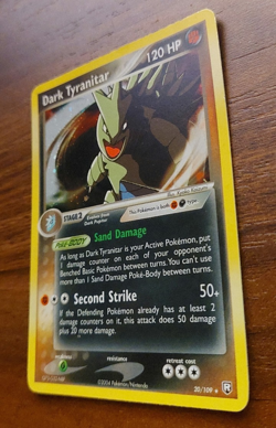 Dark Tyranitar 20/109 (Team Rocket Returns) Cosmos Holo Vintage Pokemon Card LP - Image 2