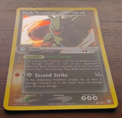 Dark Tyranitar 20/109 (Team Rocket Returns) Cosmos Holo Vintage Pokemon Card LP - Image 5