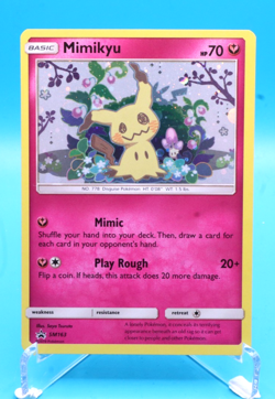 Mimikyu Promo SM163 Team Up Blister Pokemon Card Sun & Moon Holo - Image 1