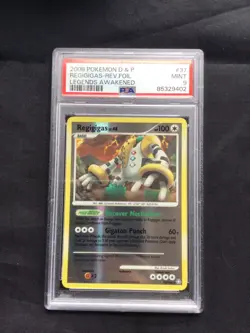 Pokemon Cards: Legends Awakened Reverse Holo: Regigigas 37/146 PSA 9 - Image 1