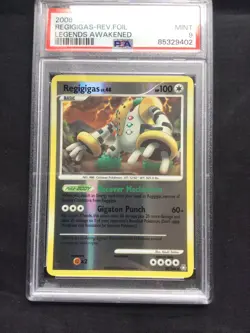 Pokemon Cards: Legends Awakened Reverse Holo: Regigigas 37/146 PSA 9 - Image 2