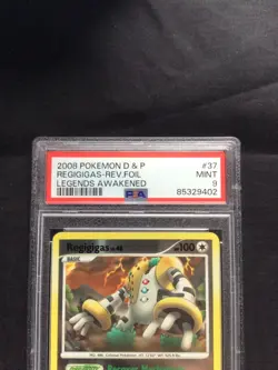 Pokemon Cards: Legends Awakened Reverse Holo: Regigigas 37/146 PSA 9 - Image 3