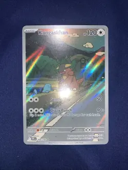Pokemon TCG Kangaskhan Destined Rivals Illustration Rare Card 204/182 SV10 - Image 1