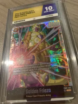 Golden Frieza SCR FB02-140 Dragon Ball Fusion World Card TCG Secret Rare Ace 10 - Image 3