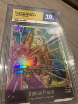 Golden Frieza SCR FB02-140 Dragon Ball Fusion World Card TCG Secret Rare Ace 10 - Image 4