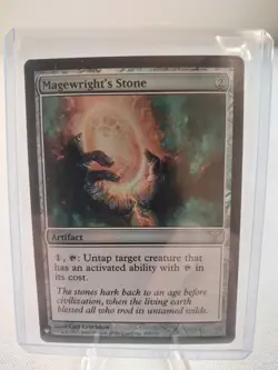 MTG Magic the Gathering Magewright's Stone (foil) The List Reprints (#162) NM - Image 1