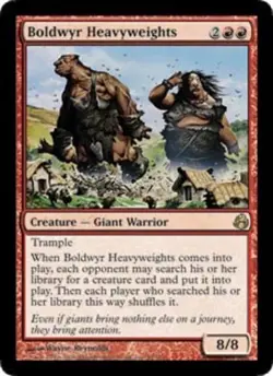 MTG Boldwyr Heavyweights, Morningtide, Heavily Played, English - Image 1