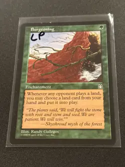 Stronghold Burgeoning MTG Magic the Gathering LP - Image 1