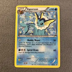 Vaporeon - Pokemon Promo Holo Black and White Promos BW89 NM - Image 1