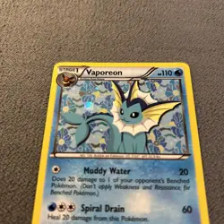 Vaporeon - Pokemon Promo Holo Black and White Promos BW89 NM - Image 2