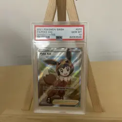 2021 POKEMON SWORD & SHIELD SHINING FATES #070 FULL ART POKE KID PSA 10 070/072 - Image 1