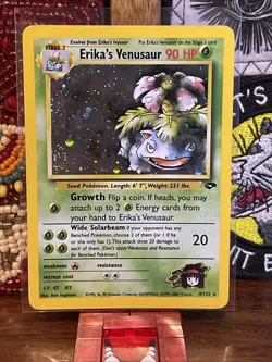 Pokemon Erika's Venusaur Holo Rare 4/132 Gym Challenge 2000 - Image 1