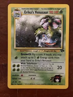 Pokemon Erika's Venusaur Holo Rare 4/132 Gym Challenge 2000 - Image 3